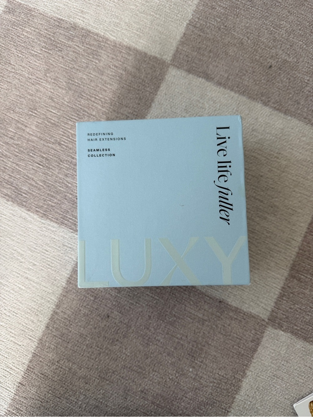 Lux Women's Clip Ins Box - Light Blue